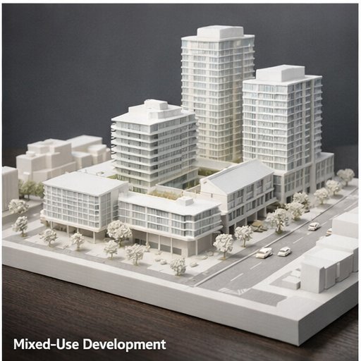 3D printed architectural scale model